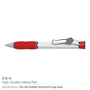 Logo Metal Pens Red