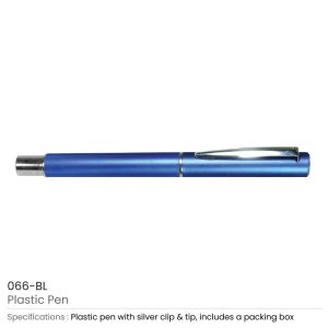 Plastic Pens Blue