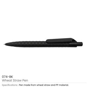 Wheat Straw Pens Black