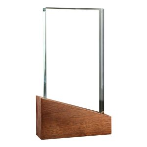 Crystal Awards with Wood Base - Image 4