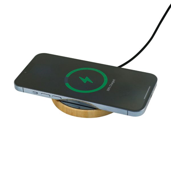 Bamboo LED Wireless Charger Sample