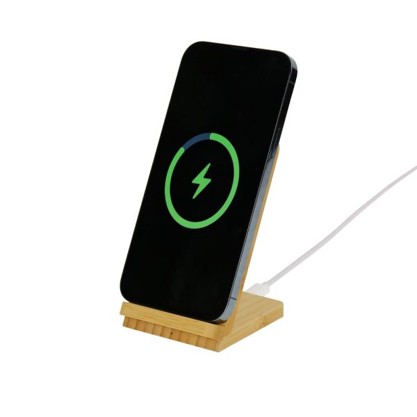 Bamboo Wireless Charger Stand Sample