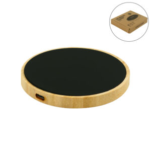 Bamboo LED Wireless Charger Blank