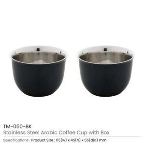 Arabic Coffee Cups 2 Pcs Sets - Ramadan Gifts - Image 3