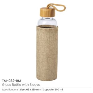 Glass Bottle with Sleeve - Ramadan Gifts - Image 5