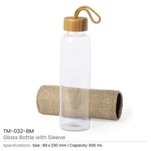 Glass Bottle with Sleeve - Ramadan Gifts - Image 3