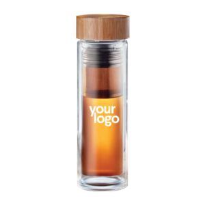 Glass and Bamboo Flask - Ramadan Gifts - Image 4