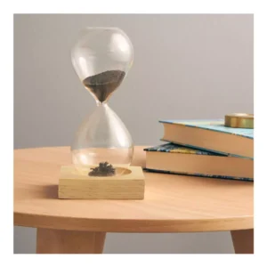 Magnetic Sand Timer with Wooden Base - Ramadan Gifts - Image 4