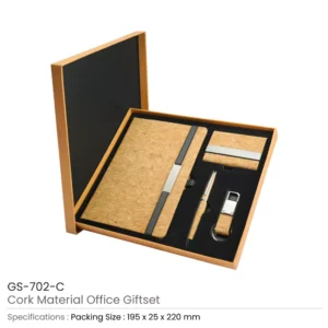 Office Gift Sets with Notebook, Pen, Card Holder, Keychain - Image 3