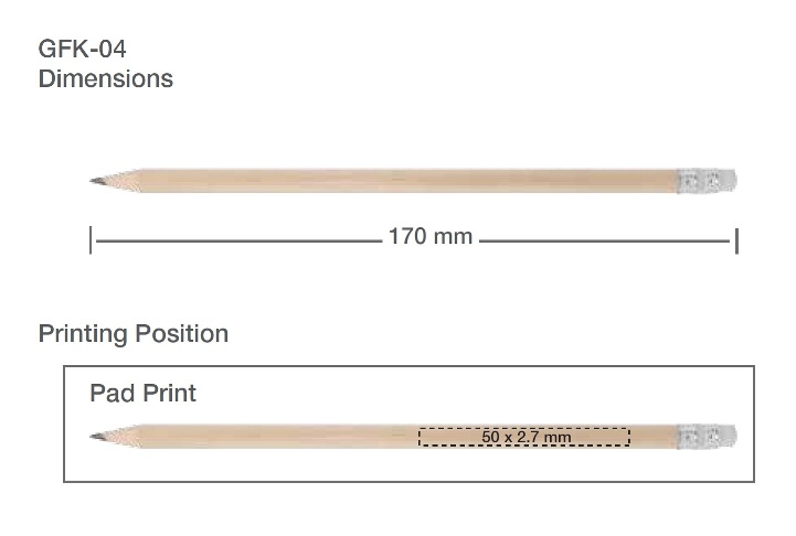 Pencils Printing Details